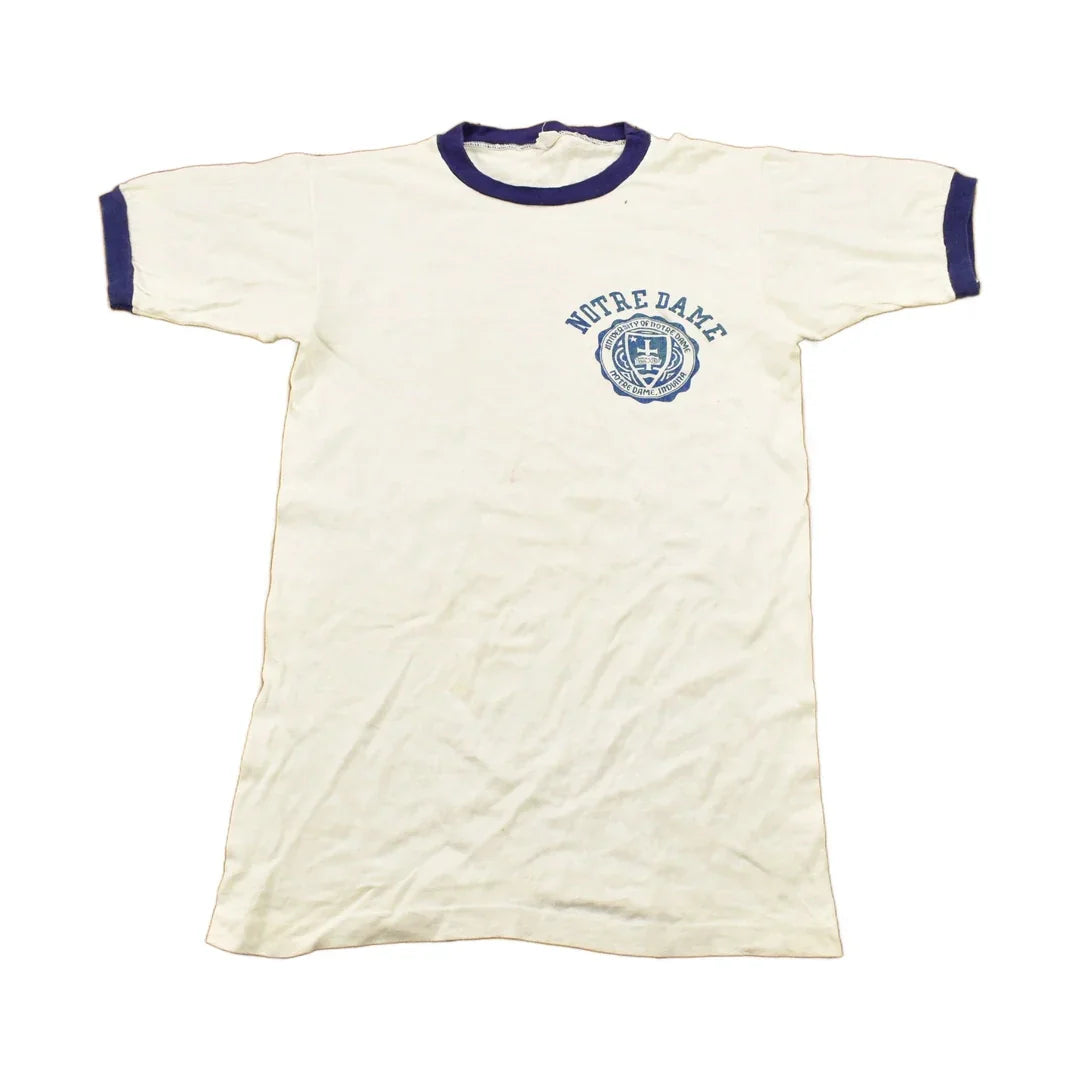 Vintage 1950s University Of Notre Dame Collegiate Champion T-Shirt from propervintagecanada