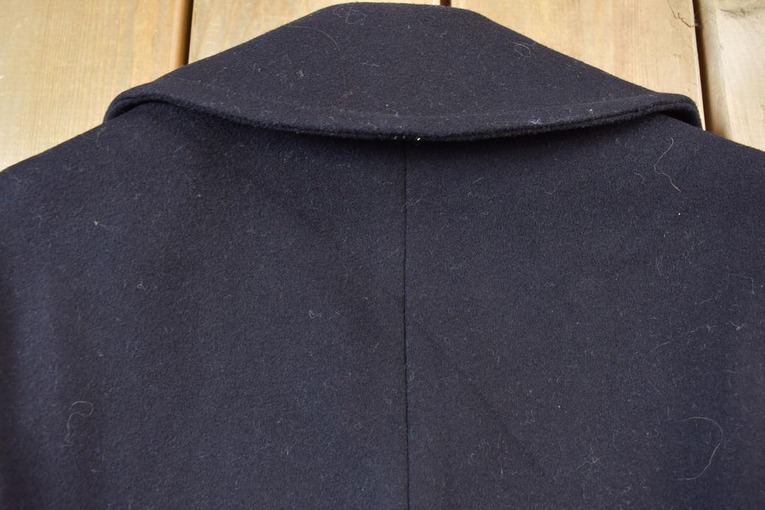 Vintage 1950s USN Naval Wool Double Breasted Jacket from propervintagecanada