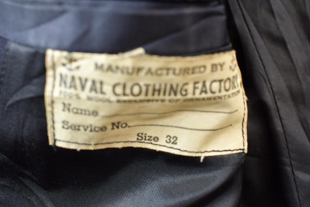 Vintage 1950s USN Naval Wool Double Breasted Jacket from propervintagecanada
