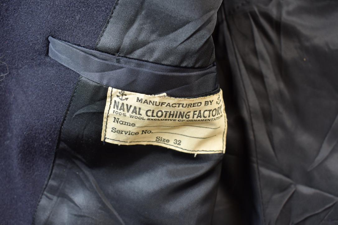 Vintage 1950s USN Naval Wool Double Breasted Jacket from propervintagecanada