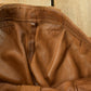 Vintage 1950s Western Leather Suede Bootcut Pants Women's 30 x 28 from propervintagecanada