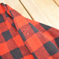 Vintage 1950s Winter King Buffalo Plaid Wool Button Up Shirt Men's Large from propervintagecanada
