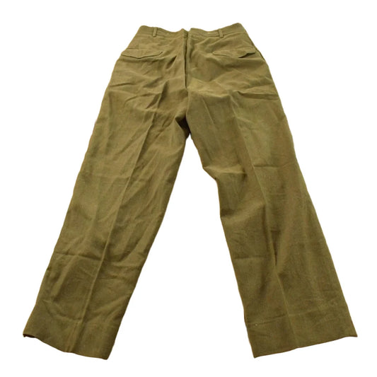Vintage 1950s Wool Army Military Trousers Men's 30 x 32 from propervintagecanada