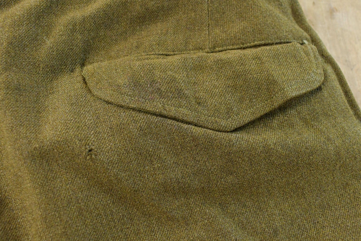 Vintage 1950s Wool Army Military Trousers Men's 30 x 32 from propervintagecanada