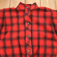 Vintage 1950s Wool Buffalo Plaid Button Up Hunting Jacket Women's XS from propervintagecanada