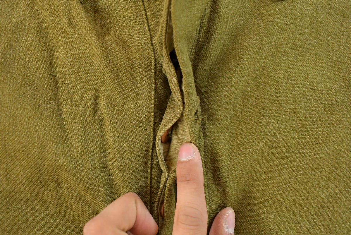 Vintage 1950s Wool Military Pants 33 x 29 from propervintagecanada