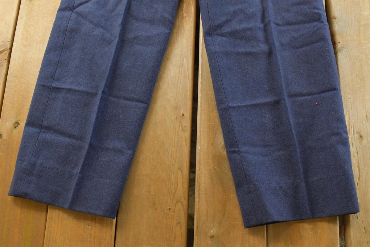 Vintage 1950s Wool RCAF Army Military Trousers Men's 29 x 30 from propervintagecanada