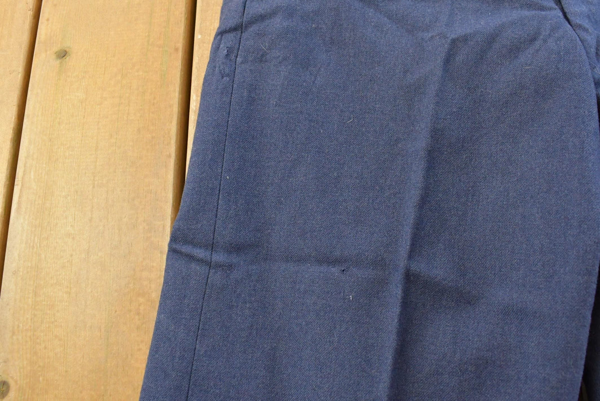 Vintage 1950s Wool RCAF Army Military Trousers Men's 29 x 30 from propervintagecanada