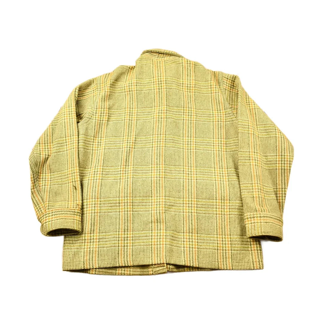 Vintage 1950s Woolrich Hounds Tooth Button Up Wool Hunting Jacket Men's Large from propervintagecanada