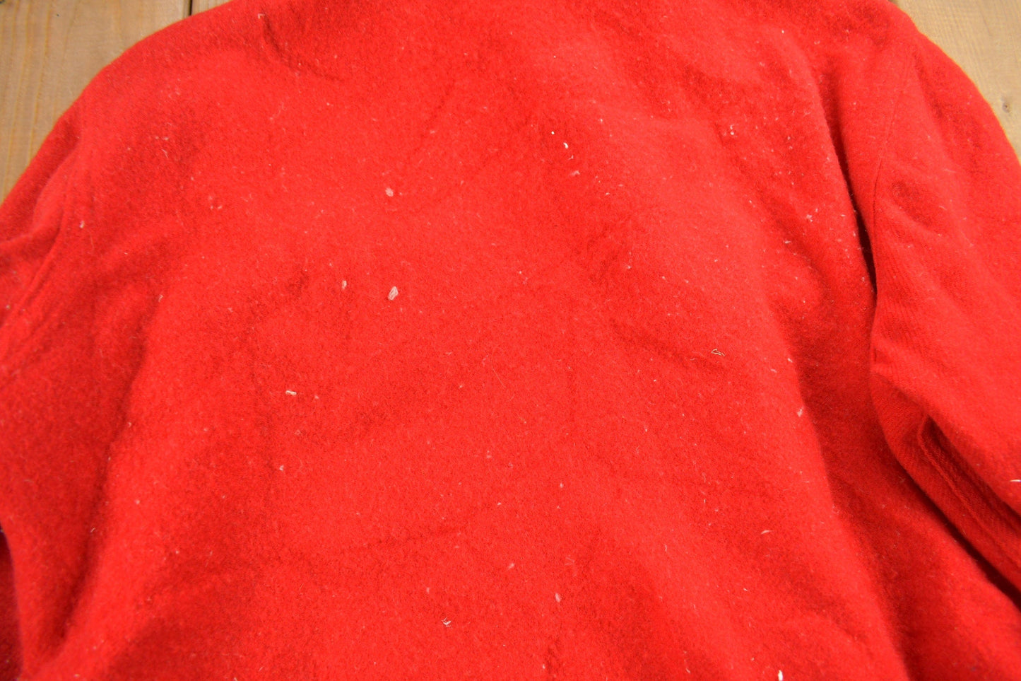 Vintage 1950s Woolrich Red Wool Button Up Shirt Men's Large from propervintagecanada