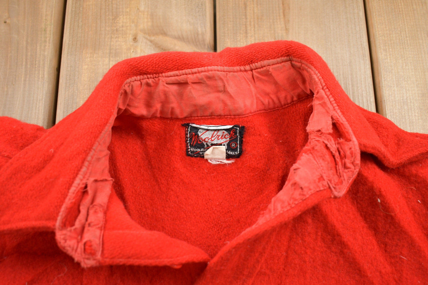 Vintage 1950s Woolrich Wool Button Up Shirt / 1950s Button Up / Vintage Flannel / Plaid Flannel / Casual Shirt / Formal Shirt from propervintagecanada