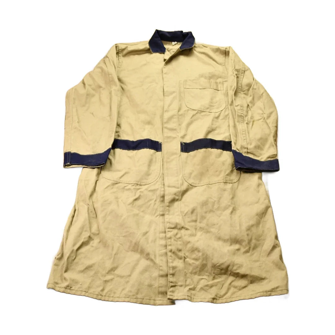 Vintage 1950s Workwear Canvas Overcoat from propervintagecanada