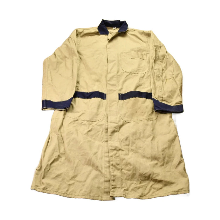 Vintage 1950s Workwear Canvas Overcoat from propervintagecanada