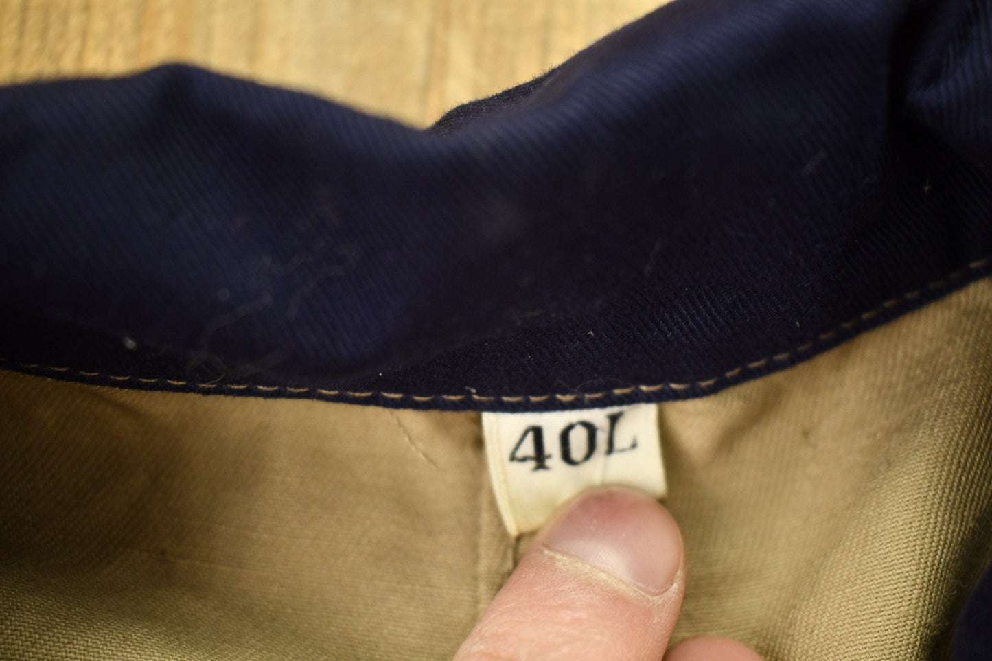 Vintage 1950s Workwear Canvas Overcoat from propervintagecanada