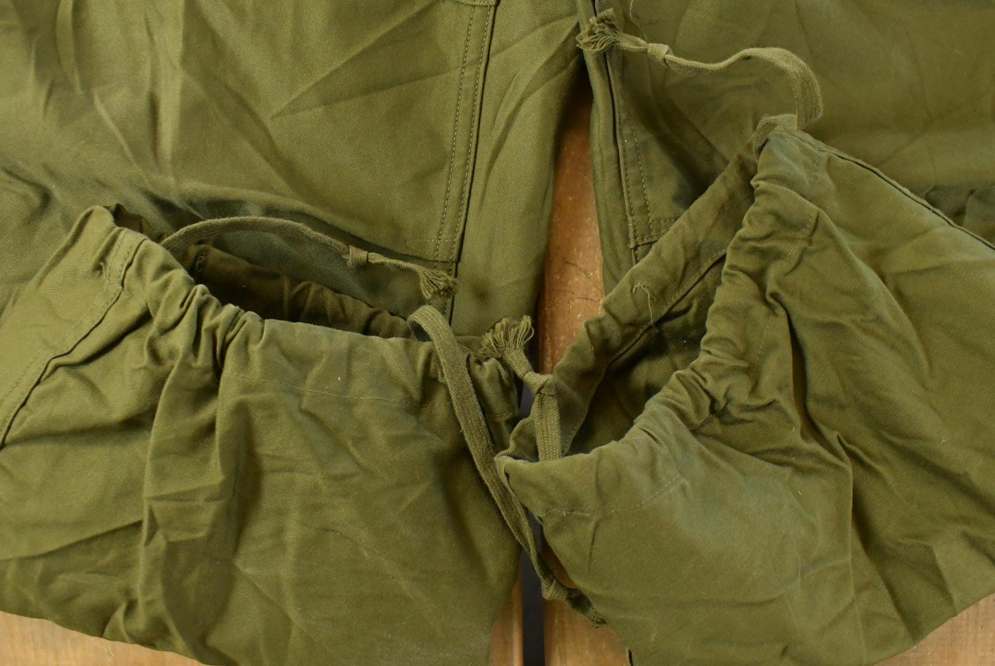 Vintage 1951 M-1951 Army Field Trousers, Olive Drab Cargo Pants (35x28) Streetwear from propervintagecanada