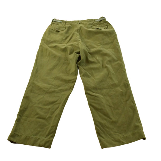 Vintage 1951 M-1951 Army Field Trousers Olive Drab Cargo Pants Men's 36 x 30 from propervintagecanada