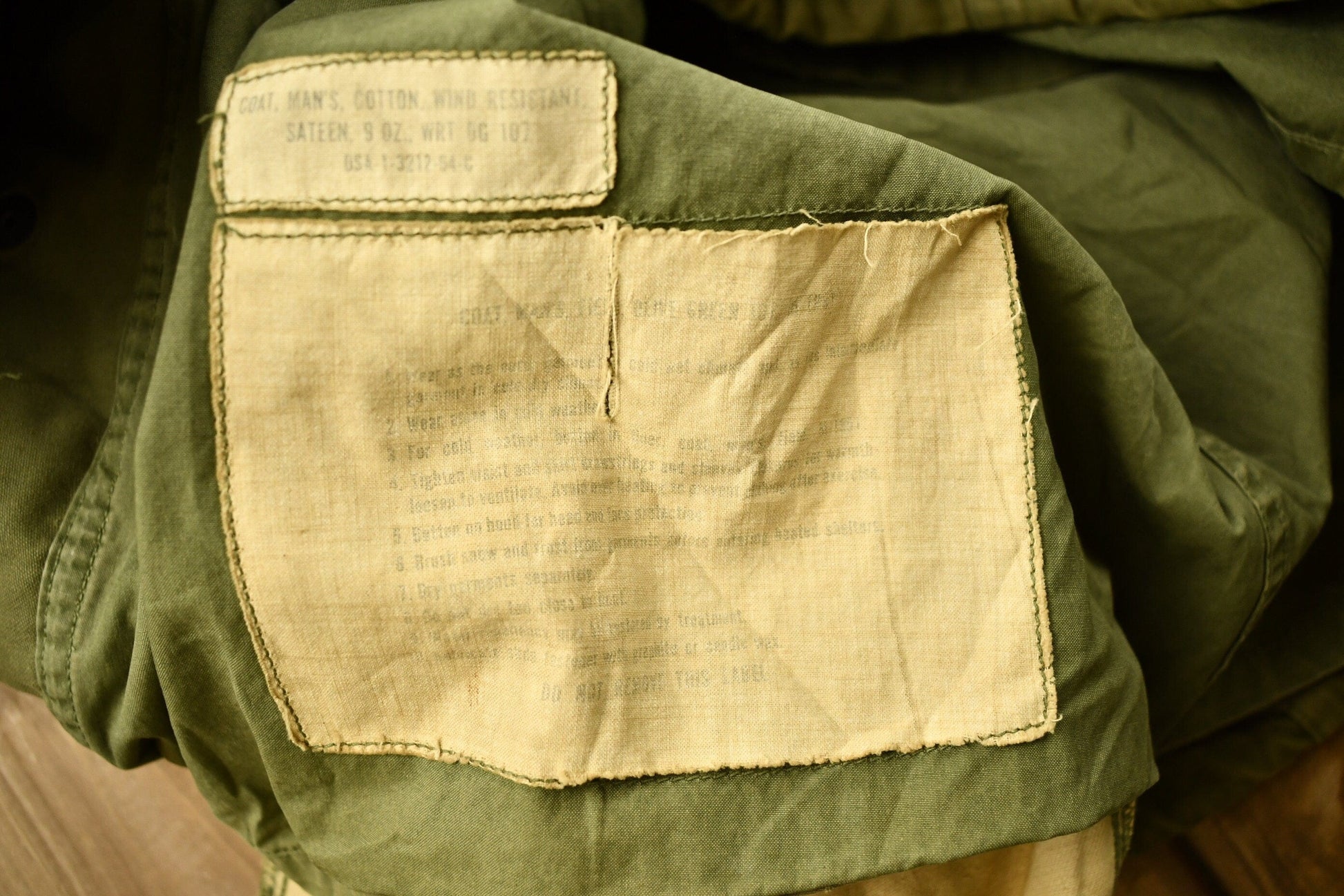 Vintage 1953 Authentic Military Field Jacket Men's Medium from propervintagecanada