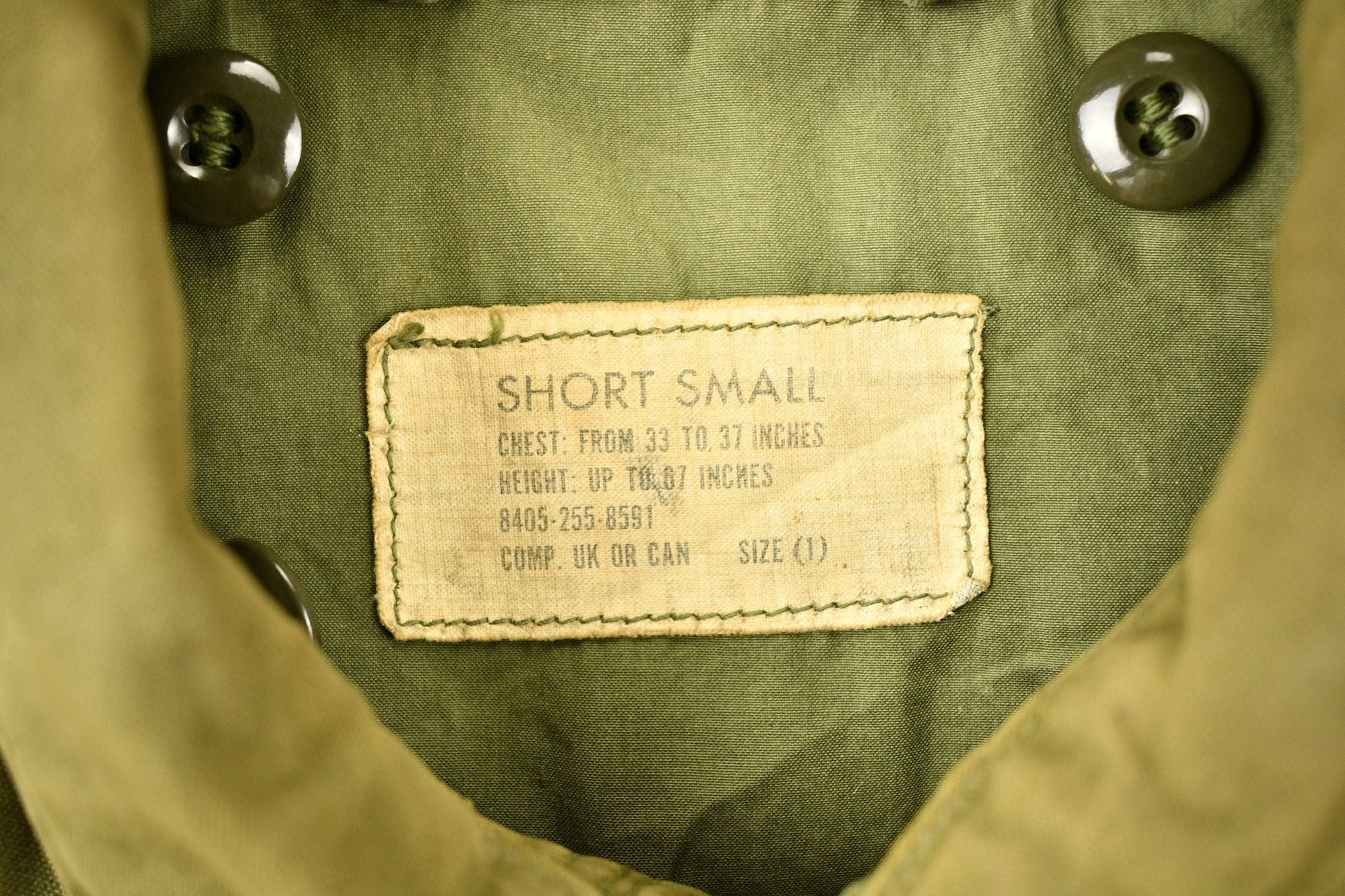 Vintage 1953 Authentic Military Field Jacket Men's Medium from propervintagecanada