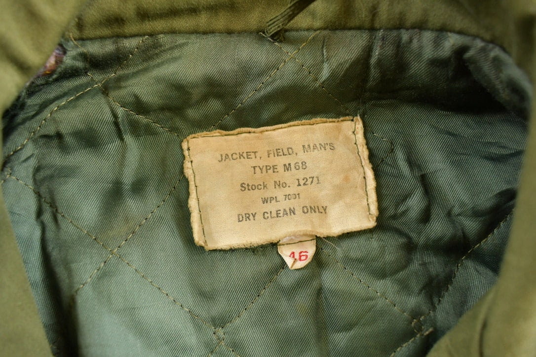 Vintage 1960's M68 Military Jacket Men's Large from propervintagecanada