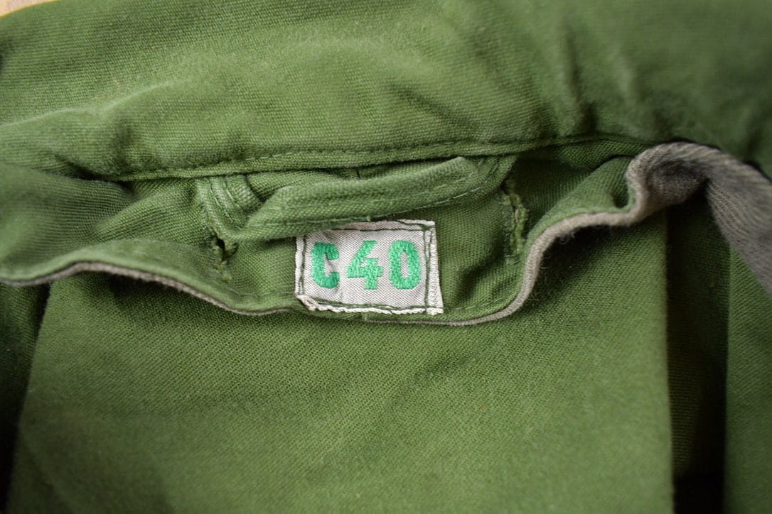 Vintage 1960's Military Button Up Jacket Men's Medium from propervintagecanada