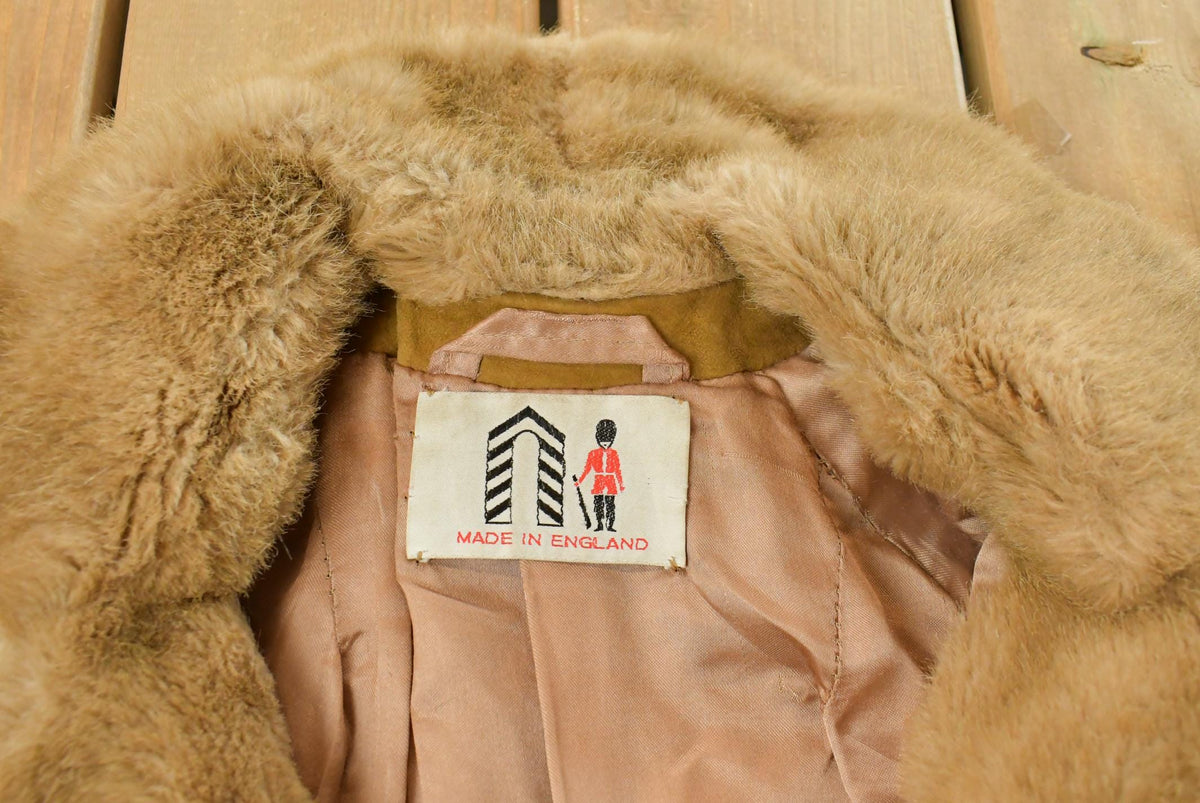 Vintage 1960's One World Faux Fur Coat Women's Large from propervintagecanada
