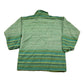 Vintage 1960s 100% Wool Green Knit Zip Up Sweater Men's Medium from propervintagecanada