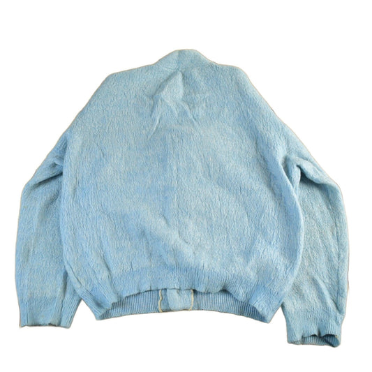 Vintage 1960s 1970s Aristo Fuzzy Knit Cardigan Sweater Women's Medium from propervintagecanada