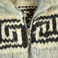 Vintage 1960s 1970s Hand-Knit Eagle Theme Cowichan Sweater Men's Small from propervintagecanada