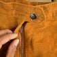 Vintage 1960s 1970s Leather Suede Bootcut Pants Jeans Women's 28 x 30.5 from propervintagecanada
