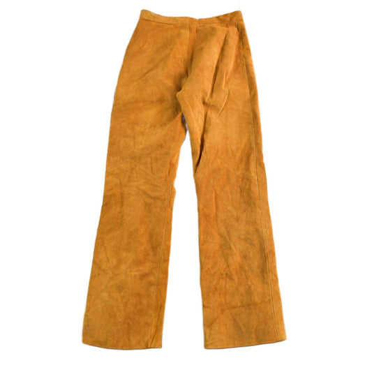 Vintage 1960s 1970s Leather Suede Bootcut Pants Jeans Women's 28 x 30.5 from propervintagecanada