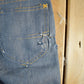 Vintage 1960s 1970s Lee Distressed Denim Jeans Youth 24 x 23.5 from propervintagecanada