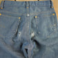 Vintage 1960s 1970s Lee Distressed Denim Jeans Youth 24 x 23.5 from propervintagecanada