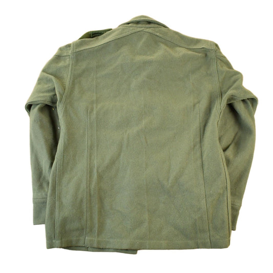 Vintage 1960s 1970s Military Wool Shirt Jacket Men's Small from propervintagecanada