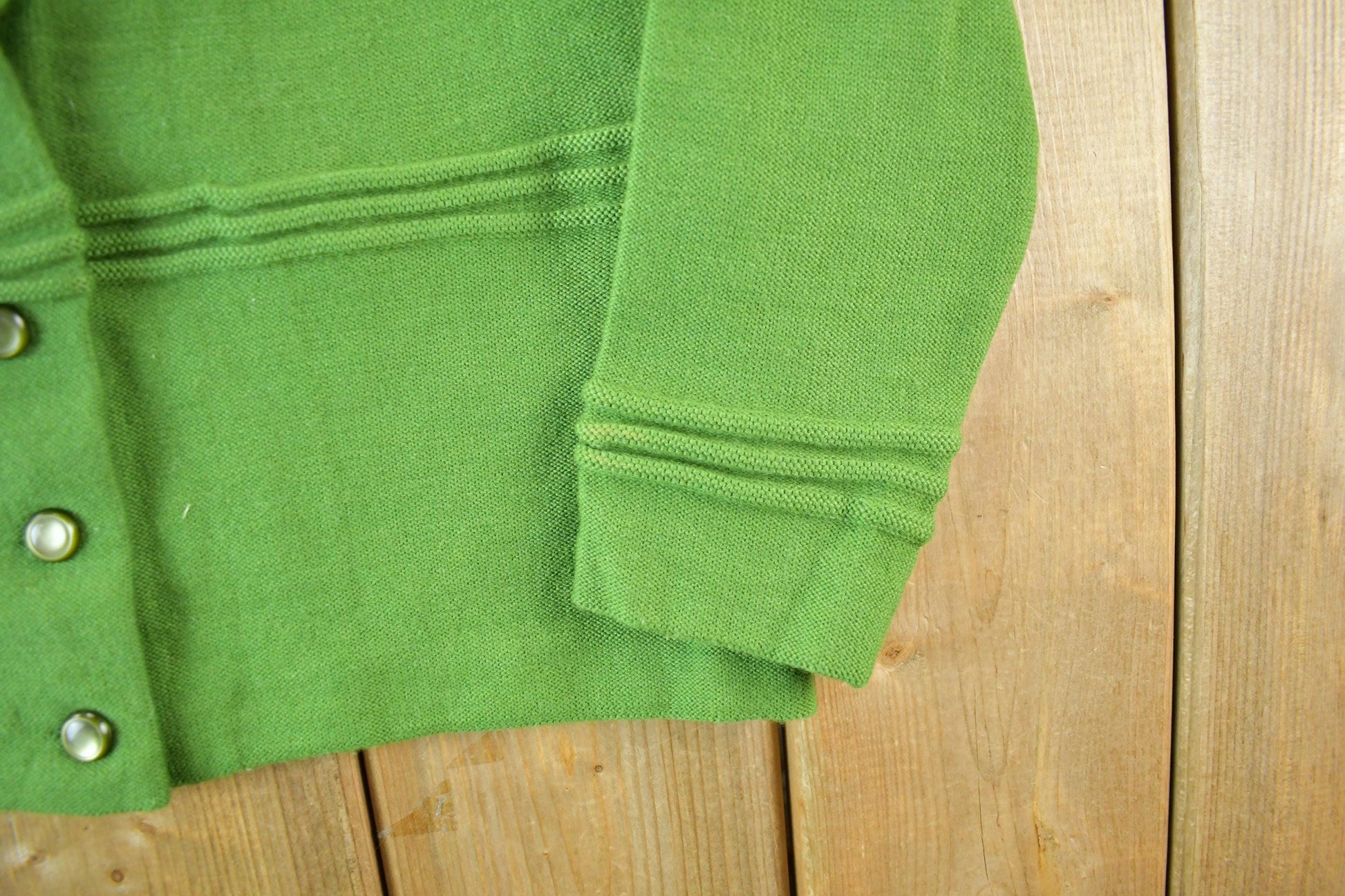 Vintage 1960s 1970s Polish Wool Cardigan Sweater Women's Small from propervintagecanada