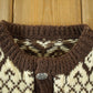 Vintage 1960s 1970s Scandinavian Wool Knit Clasped Cardigan Sweater Adult M Men's Medium from propervintagecanada