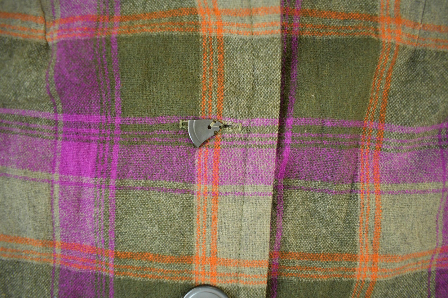 Vintage 1960s 1970s Wool Flannel Button Up Jacket Shirt Women's S-M from propervintagecanada