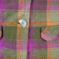 Vintage 1960s 1970s Wool Flannel Button Up Jacket Shirt Women's S-M from propervintagecanada