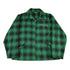 Vintage 1960s 1970s Wool Flannel Zip Up Shirt Jacket Men&