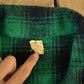 Vintage 1960s 1970s Wool Flannel Zip Up Shirt Jacket Men's XL from propervintagecanada
