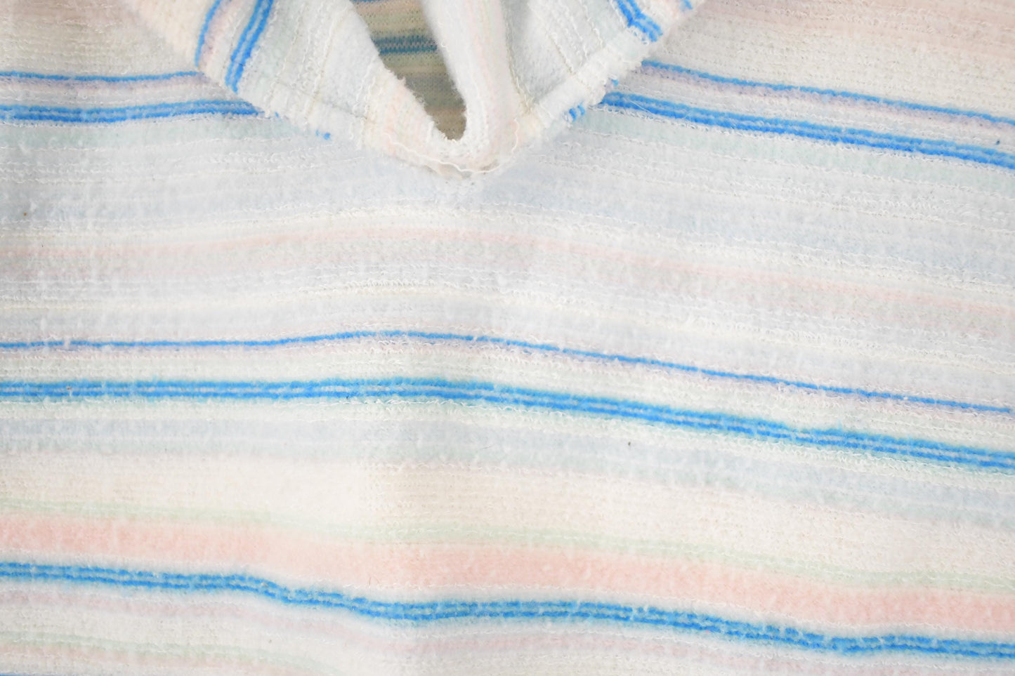Vintage 1960s A Trifle Bit Striped Knit Souvenir Shirt Women's S from propervintagecanada