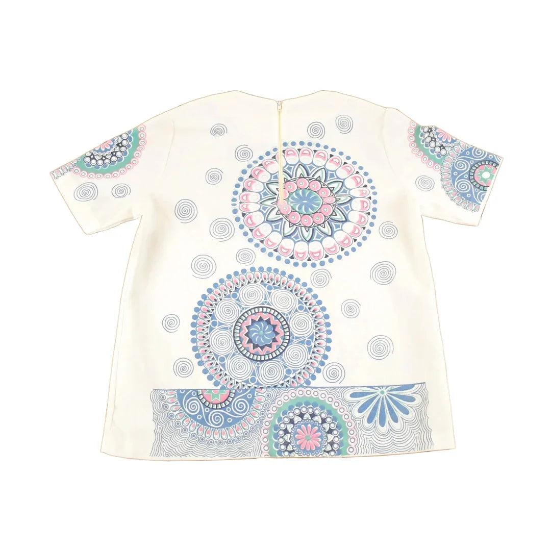 Vintage 1960s Abstract Graphic T-Shirt, Women's L from propervintagecanada