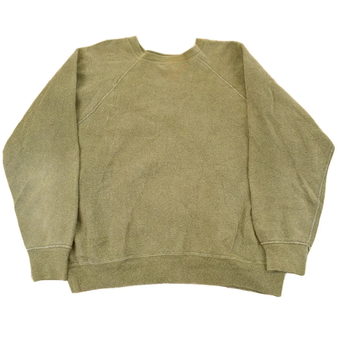 Vintage 1960s Allied Clothiers Blank Sun Faded Crewneck Sweatshirt Men's Small from propervintagecanada