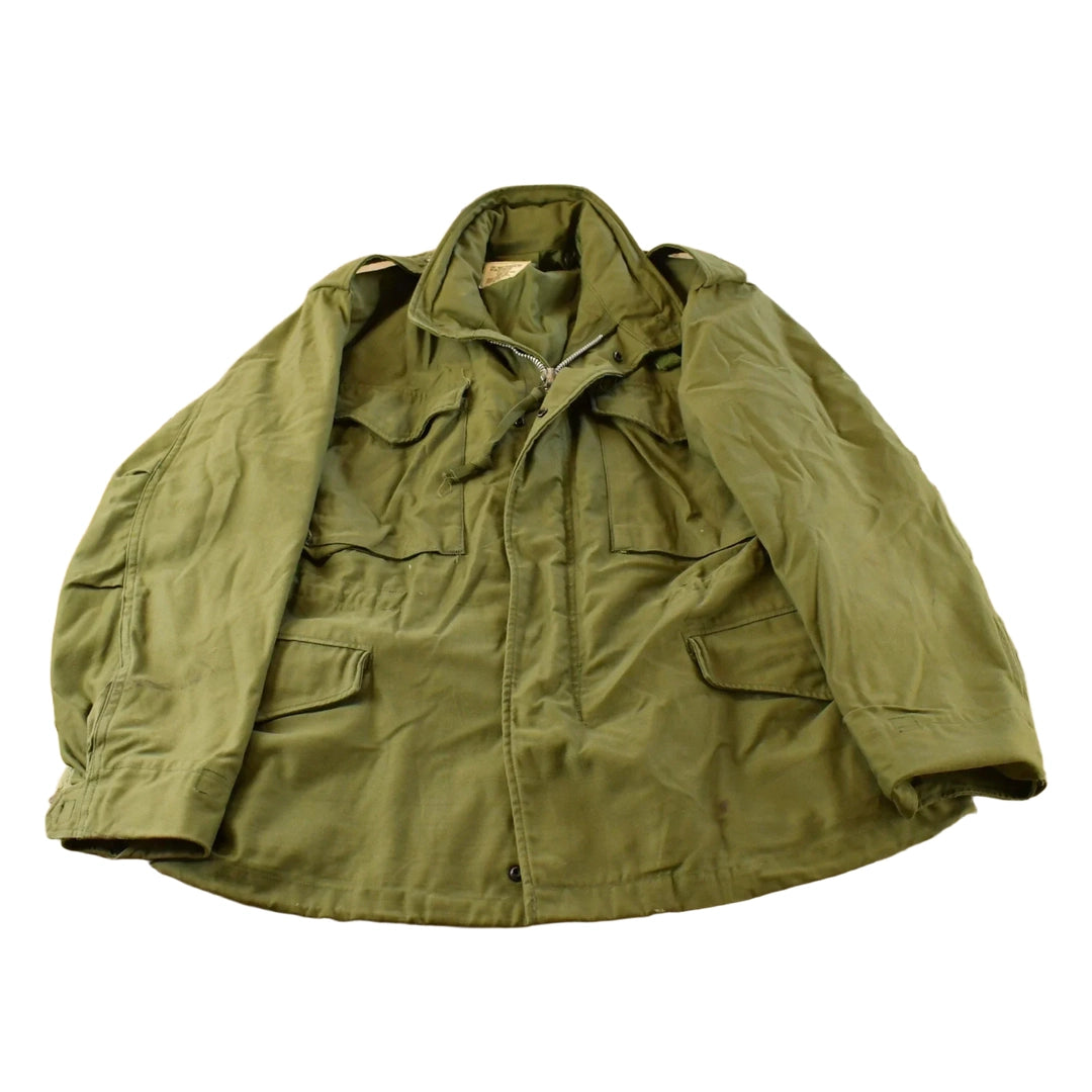 Vintage 1960s Army M-65 OG-107 Military Field Coat Men's Short Small / Militaria / Vintage Army Jacket / Streetwear / Military Jacket from propervintagecanada