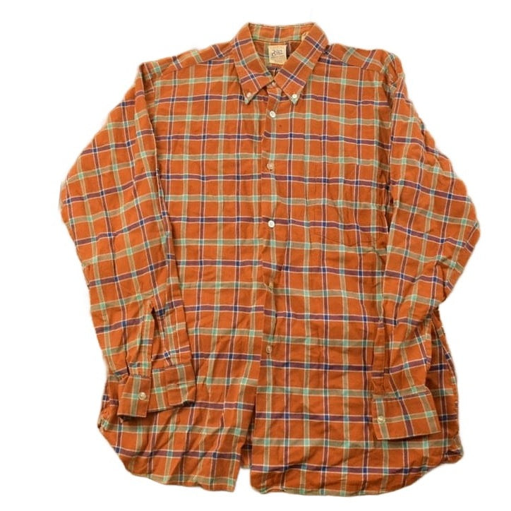 Vintage 1960s Arrow Cum Laude Plaid Flannel Button Up Shirt / 1990s Button Up / Vintage Flannel / Plaid Shirt / Button Down from propervintagecanada