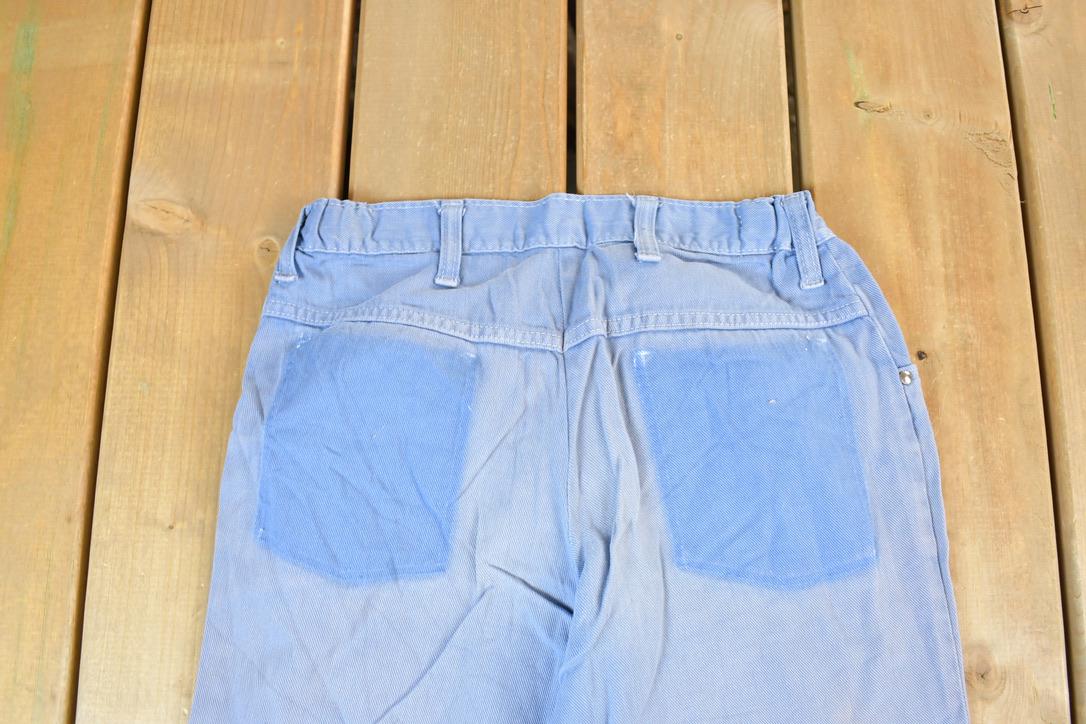 Vintage 1960s Bell Bottom Denim Hippie Festival Jeans Men's 26 x 28 Made In USA from propervintagecanada