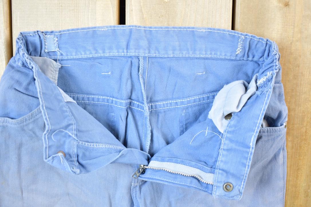 Vintage 1960s Bell Bottom Denim Hippie Festival Jeans Men's 26 x 28 Made In USA from propervintagecanada