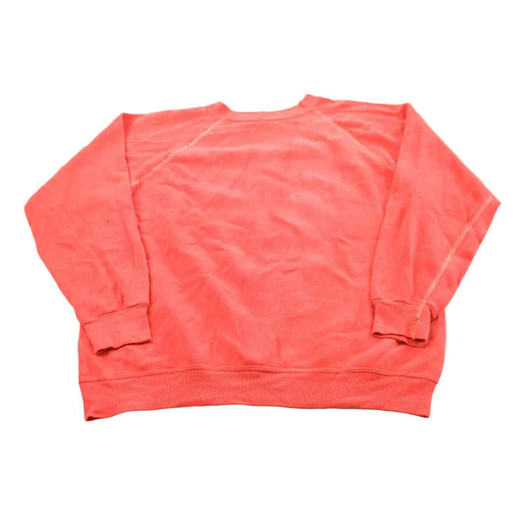 Vintage 1960s Blank Red Raglan Crewneck Sweatshirt Mens S from propervintagecanada