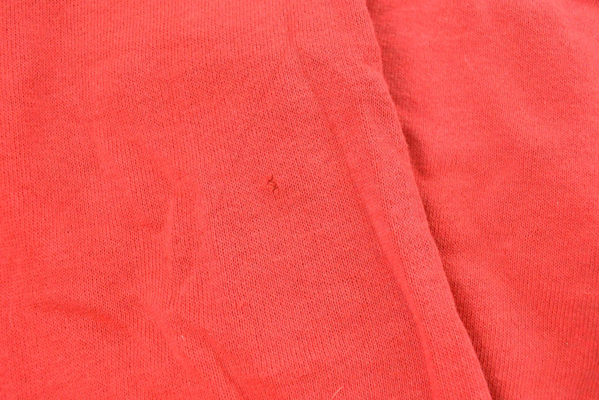 Vintage 1960s Blank Red Raglan Crewneck Sweatshirt Mens S from propervintagecanada