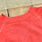Vintage 1960s Blank Red Raglan Crewneck Sweatshirt Mens S from propervintagecanada