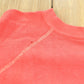 Vintage 1960s Blank Red Raglan Crewneck Sweatshirt Mens S from propervintagecanada